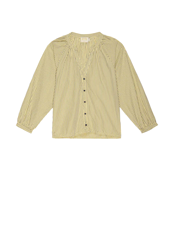 Nation LTD Desire Dolan Button Up Top in Polo Lounge