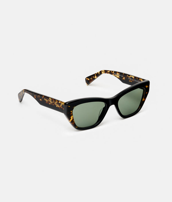 Carla Colour Ayres McQueen Black Tortoise Sunglasses