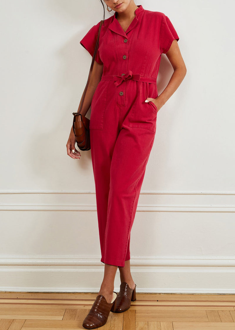 Loup Sally Jumpsuit in Rose