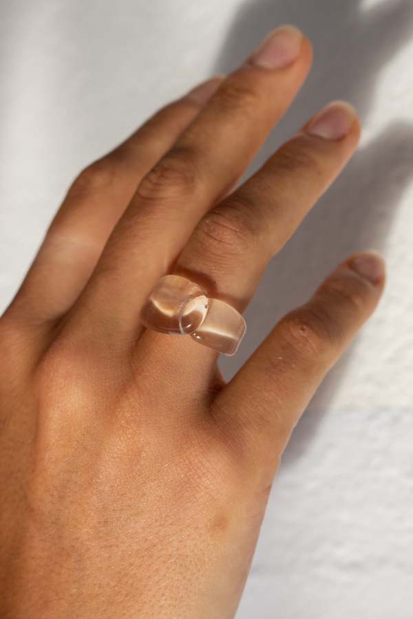 Annika Inez Glassy Foldover Ring