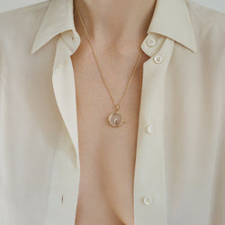 J. Hannah Era Locket in 14k Yellow Gold