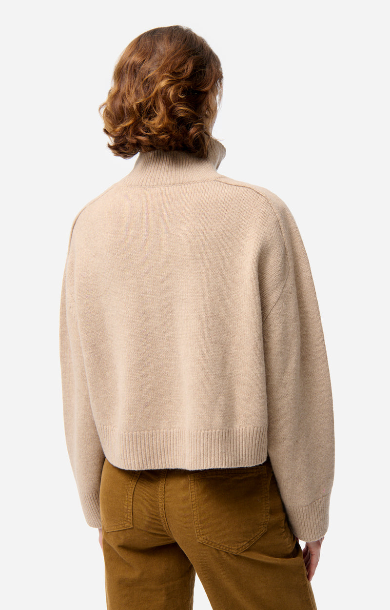 Vanessa Bruno Ballerine Sweater Taupe/Ecru
