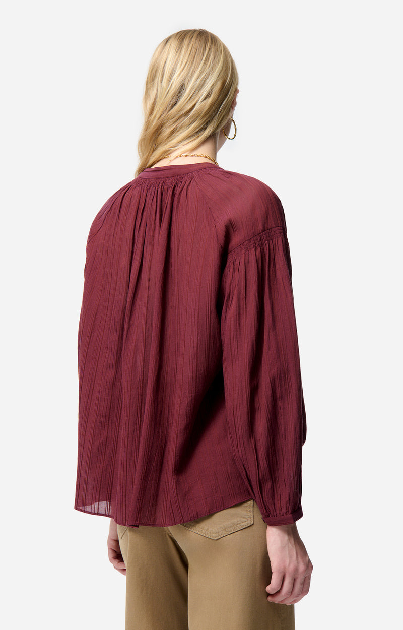 Vanessa Bruno Nipoa Blouse Bordeaux