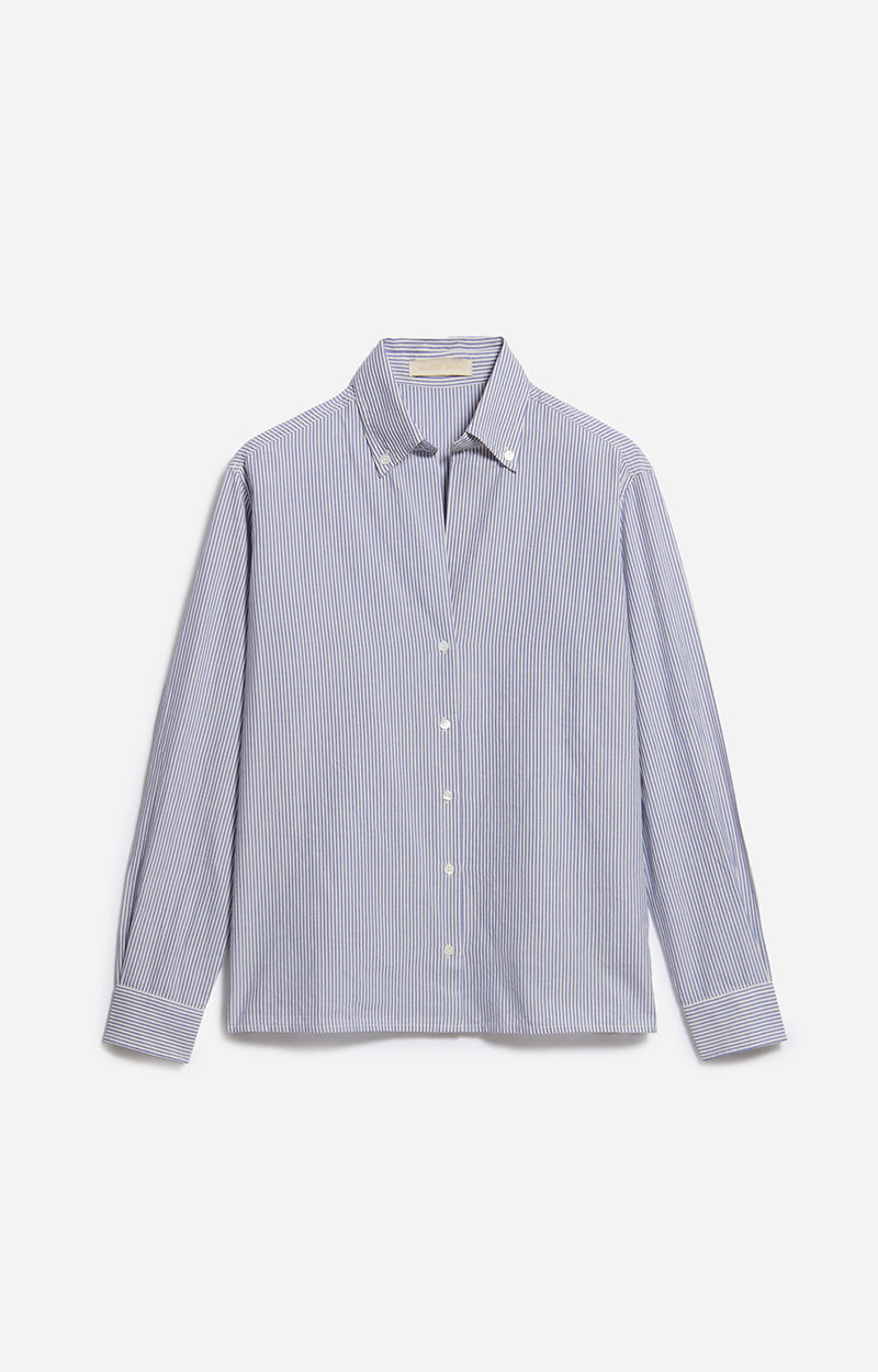 Vanessa Bruno Druyat Shirt Blue/White Stripe