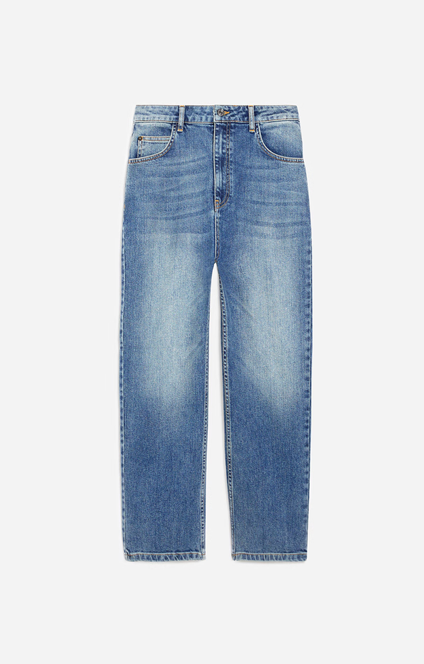 Vanessa Bruno OG Crop Jeans in Bleu gris