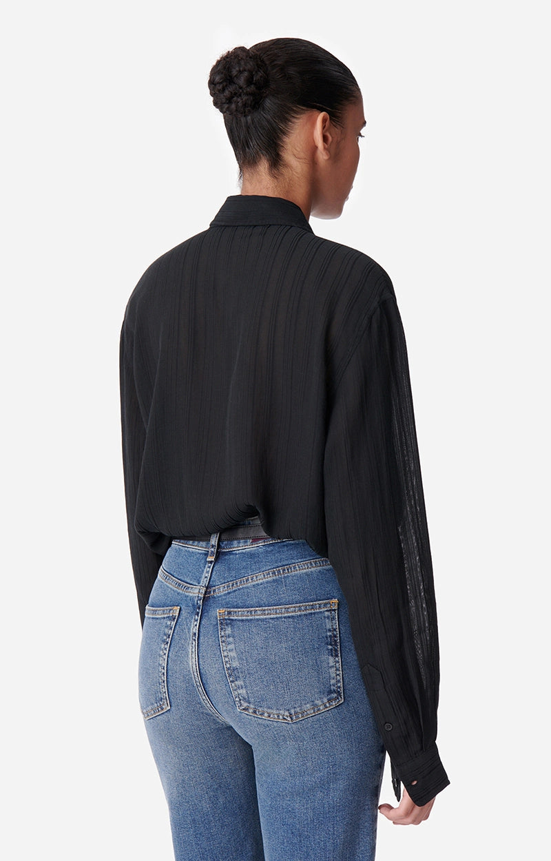Vanessa Bruno Druyat Shirt in Noir/ Black
