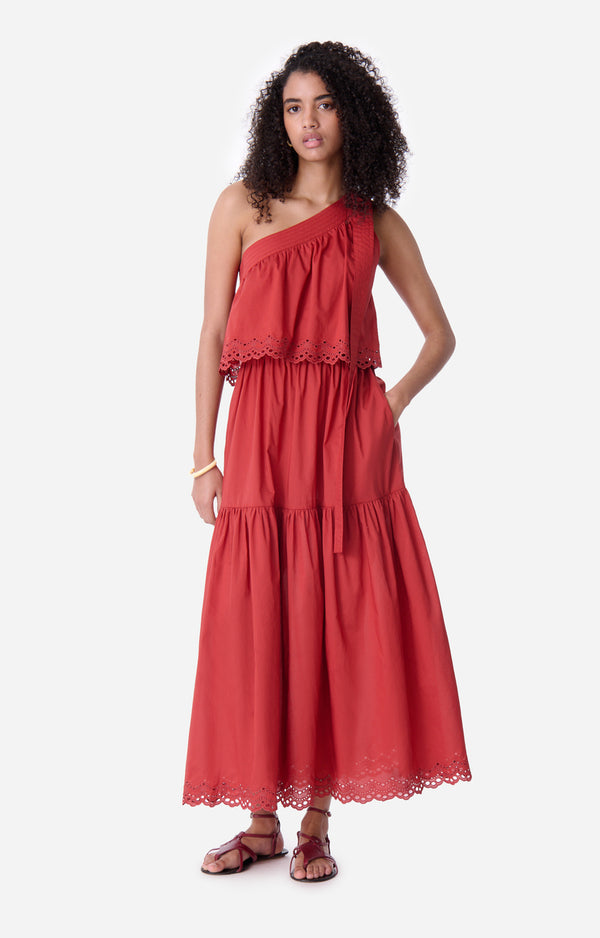 Vanessa Bruno Cora Dress Brique
