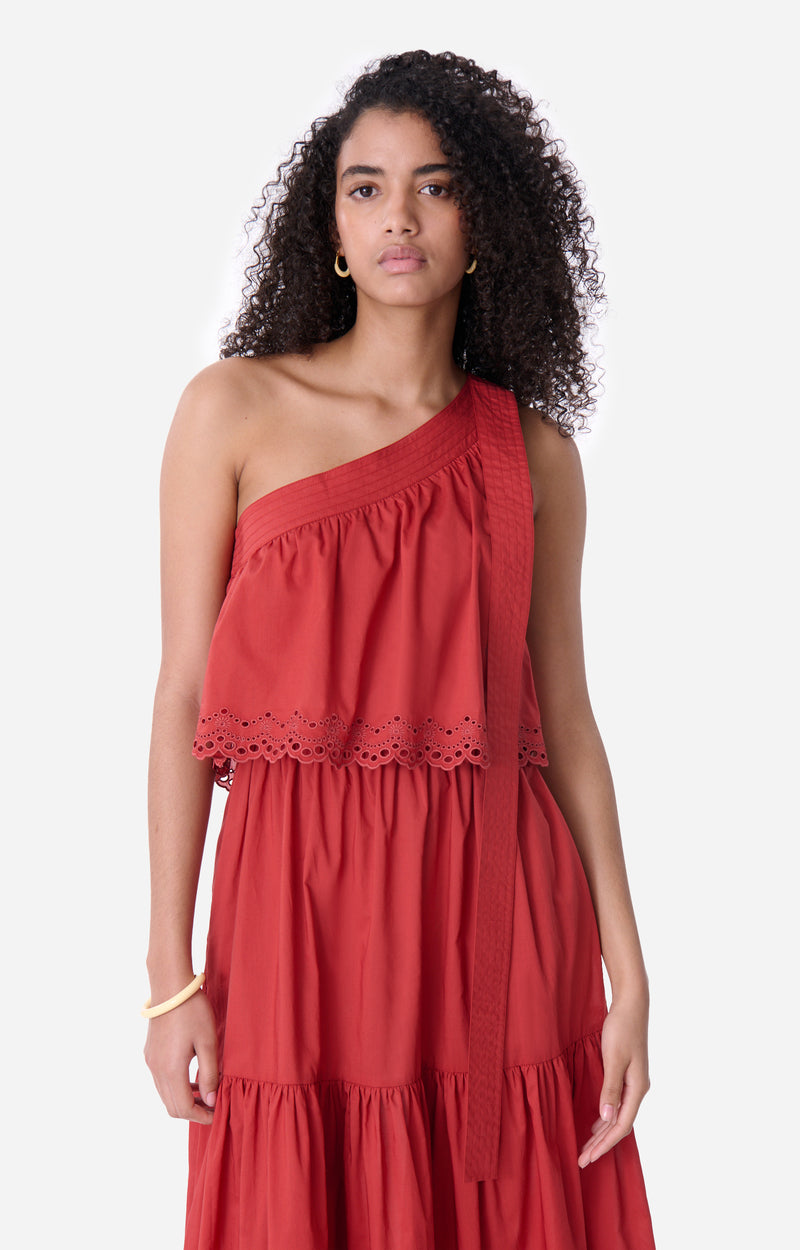 Vanessa Bruno Cora Dress Brique