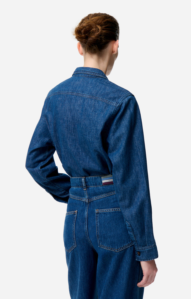 Vanessa Bruno Dim Shirt Denim Royal