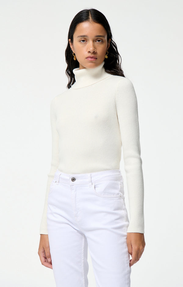 Vanessa Bruno Fontinelle Knit Top Cream