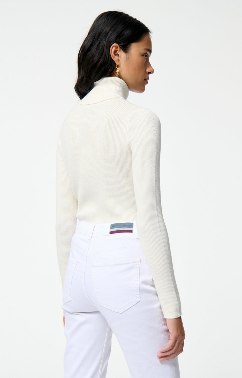 Vanessa Bruno Fontinelle Knit Top Cream