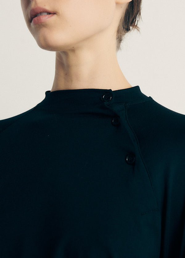 Sita Murt Knitted asymmetrical neckline Long Sleeve Top