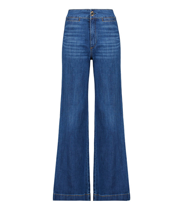 ASKK NY Brighton Wide Leg Denim | Mercury