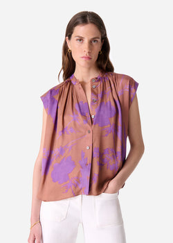 Vanessa Bruno Clio Blouse in Caramel