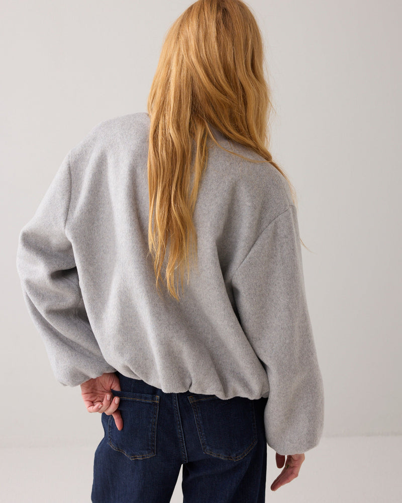 Summum Bomber Jacket - Heather Grey