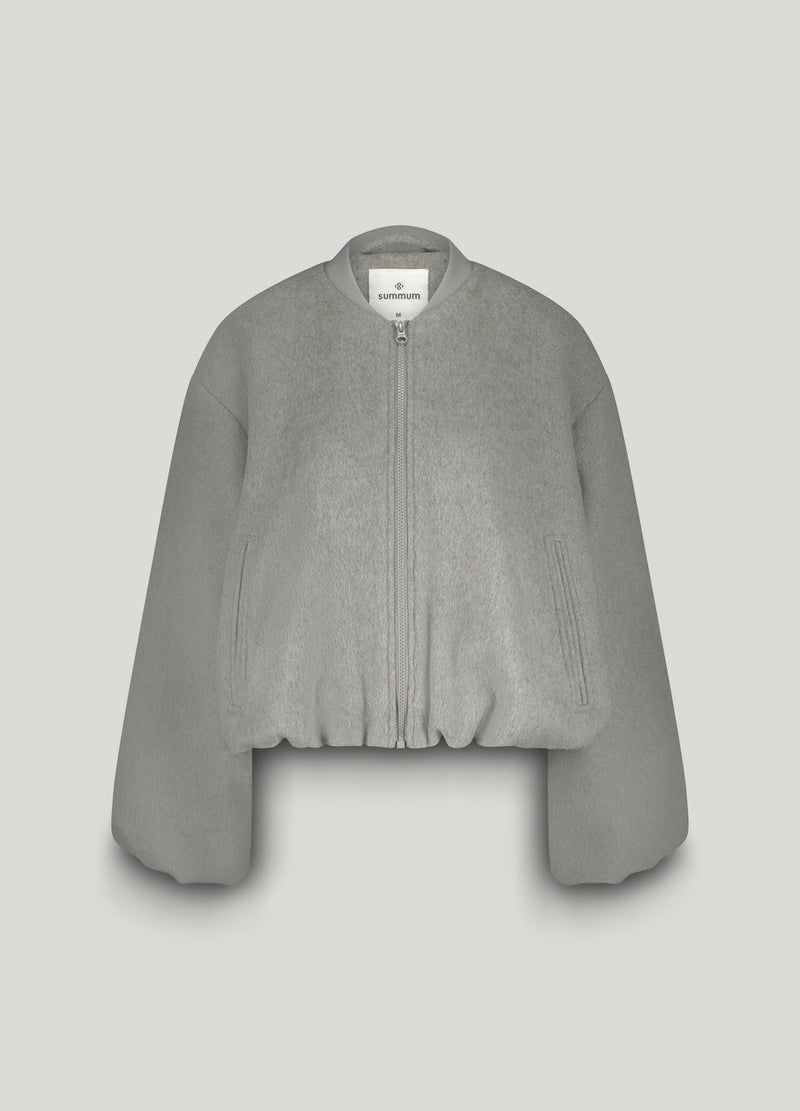 Summum Bomber Jacket - Heather Grey