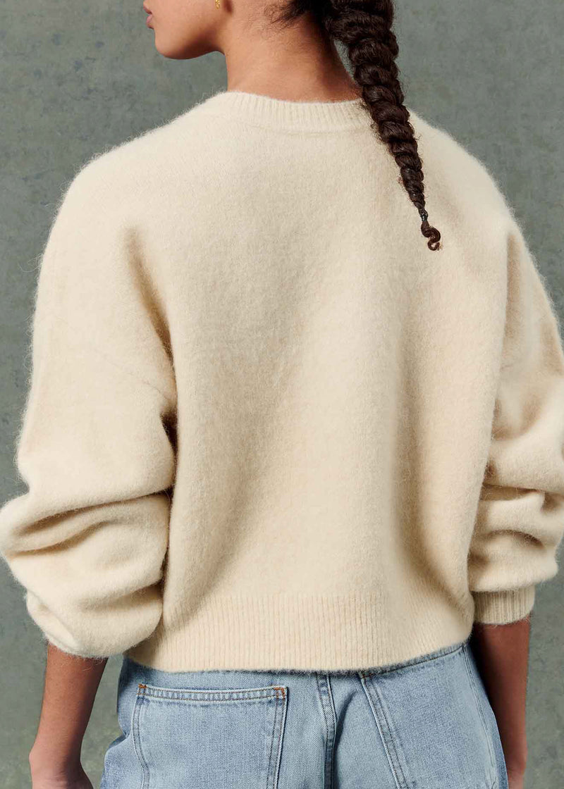 Myera Vanilla Long Sleeve Balloon Sweater
