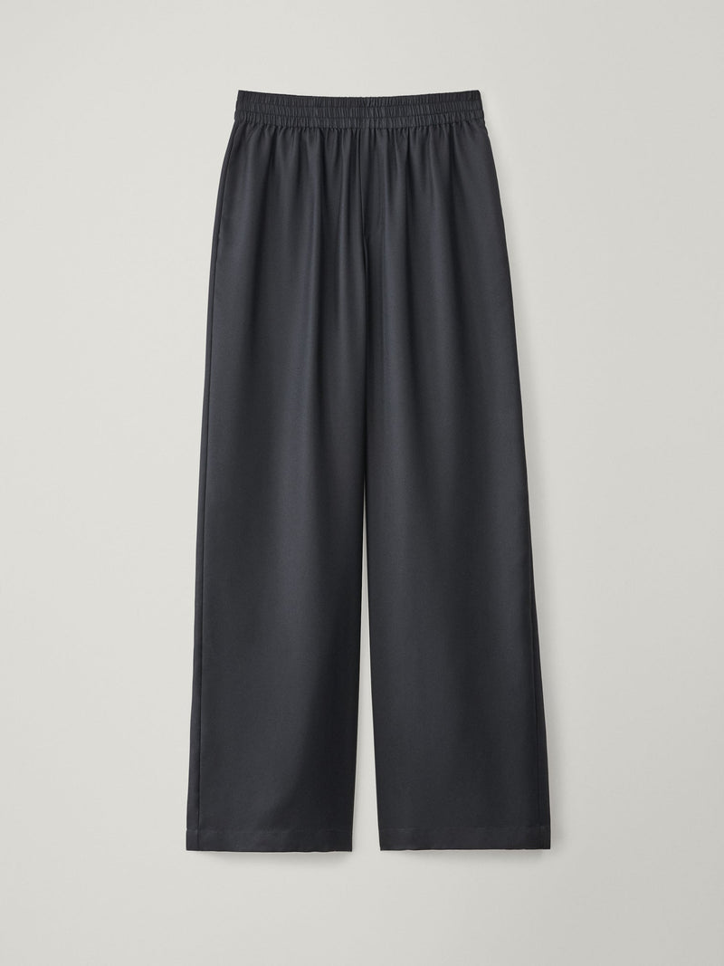 Lisa Yang Silk Track Pants Trousers Midnight