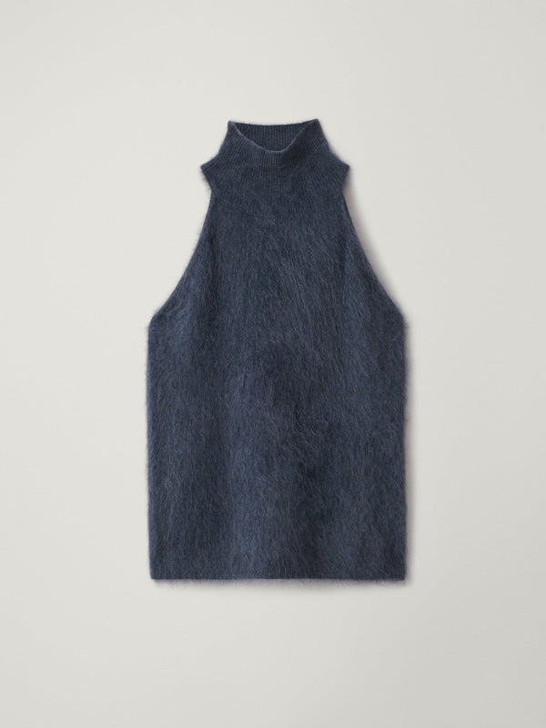 Lisa Yang Leya Top Brushed Cashmere in Nightfall