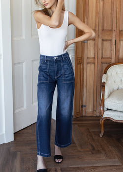 French Army Pant in Sailor Blue - Twin Doves