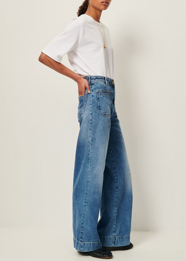 Johnny O High Rise Denim - Vintage Blue