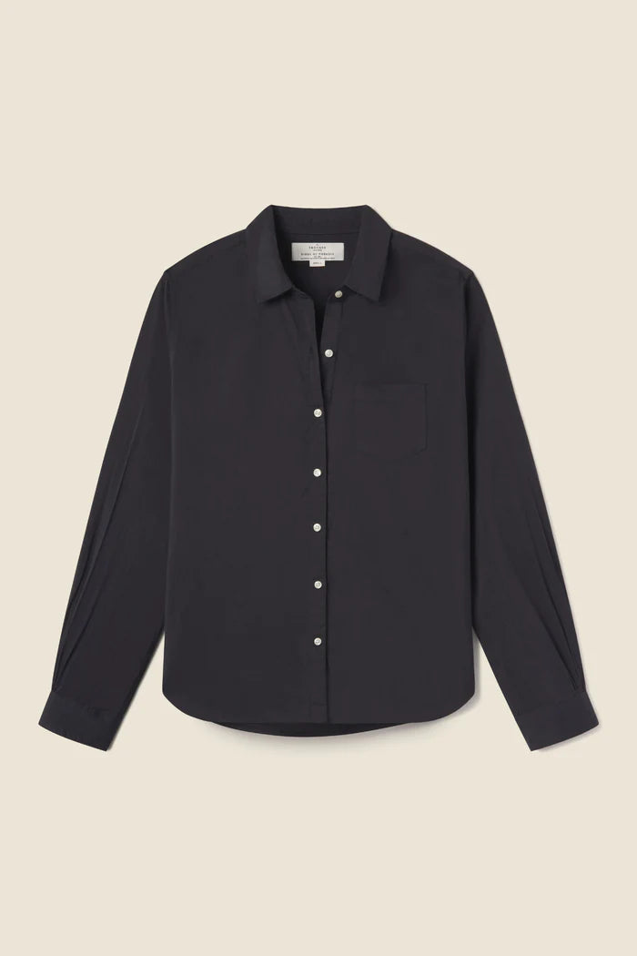 Trovata Grace Classic Shirt in Black