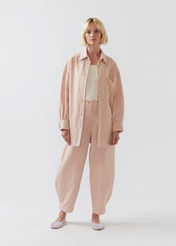 Foemina Andy Shirt Marshmallow Cotton Linen
