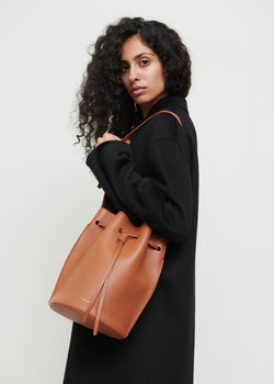 Mansur Gavriel Champagne Bucket in Hazelnut