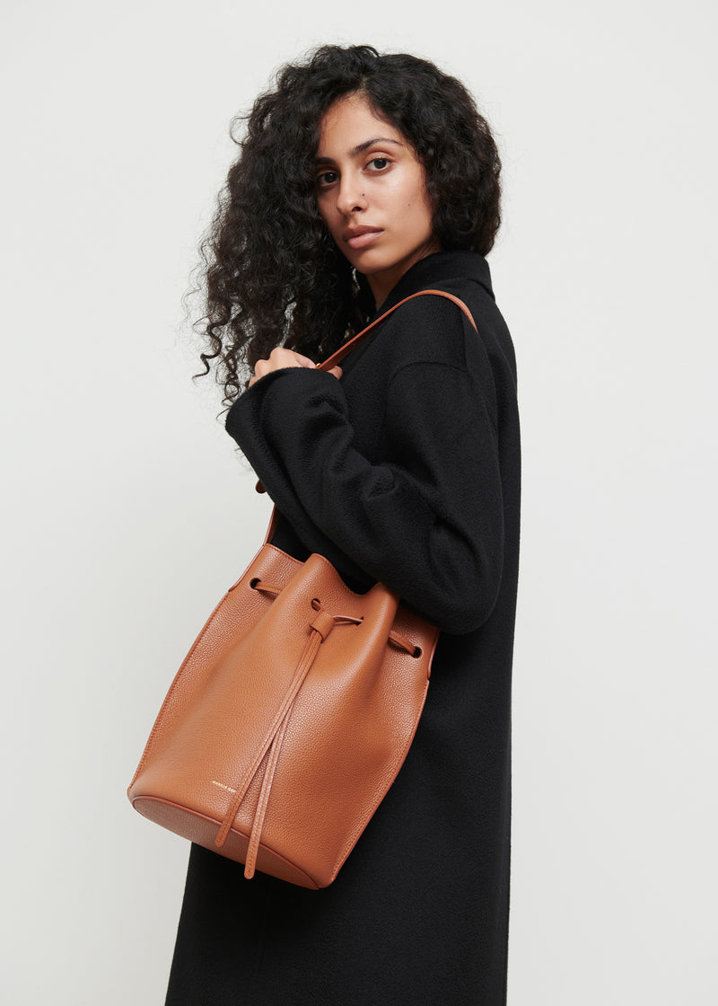 Mansur Gavriel Champagne Bucket in Hazelnut