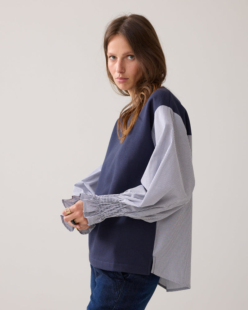 Summum Jersey Stripe Shirt Combination