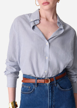 Vanessa Bruno Druyat Shirt Blue/White Stripe