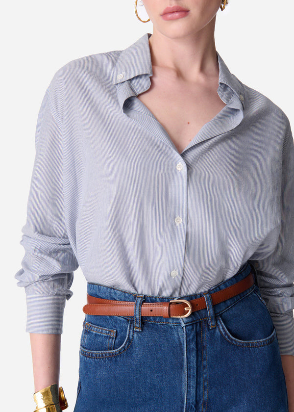 Vanessa Bruno Druyat Shirt Blue/White Stripe