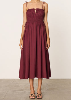 Vanessa Bruno Eldora Dress Bordeaux