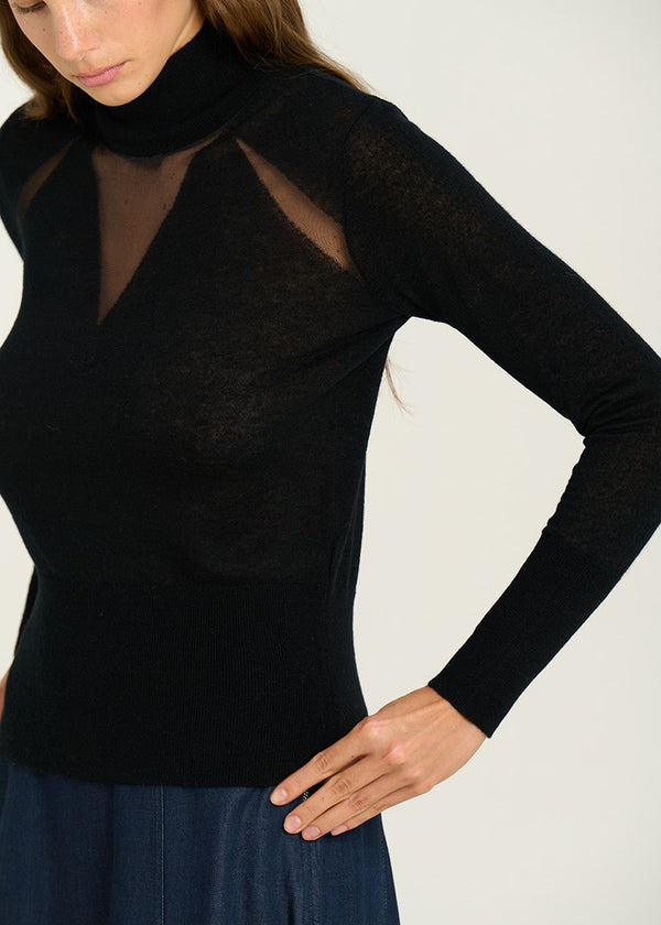 Sita Murt High Neck Sweater - Black