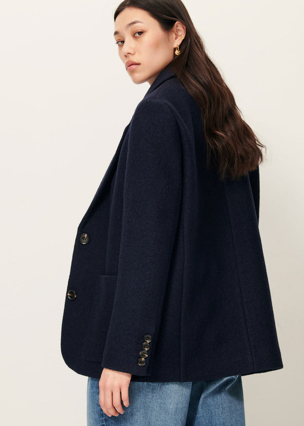Sessun Madawool Jacket in Navy