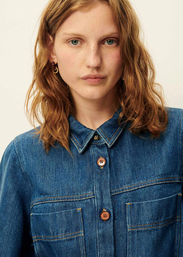 Sessun Leone Denim Shirt