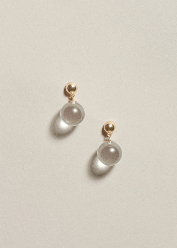 J. Hannah Glace Drop Earrings in 14k Yellow Gold