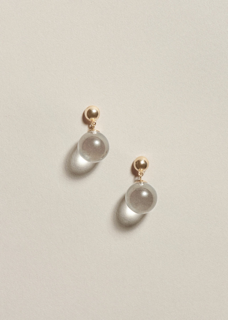 J. Hannah Glace Drop Earrings in 14k Yellow Gold