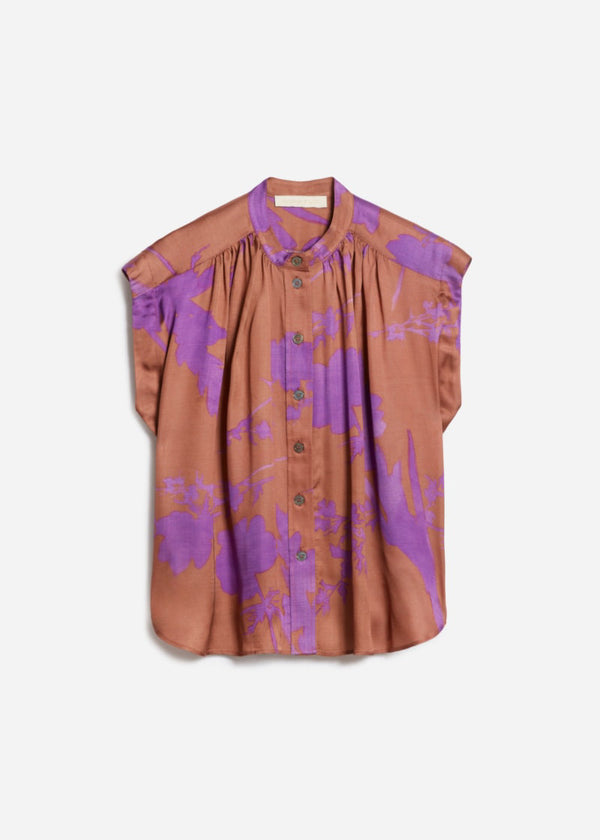 Vanessa Bruno Clio Blouse in Caramel