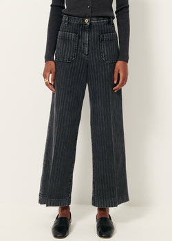 Sessun Aldricks Pants in Grey Countil Stripe