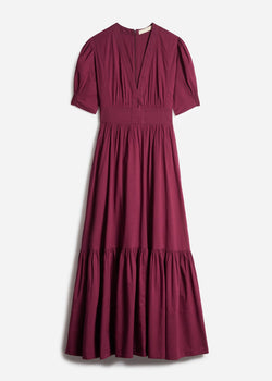 Vanessa Bruno Endorine Dress Burgundy