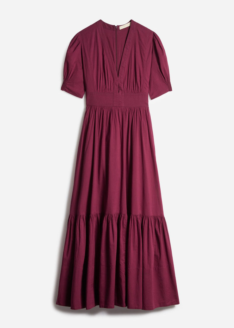 Vanessa Bruno Endorine Dress Burgundy