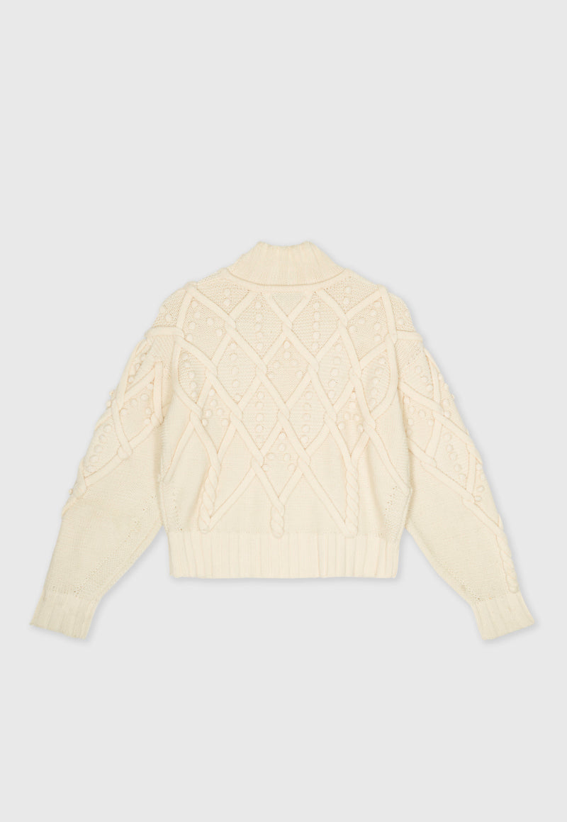 Sayaka Davis Pom Cream Sweater