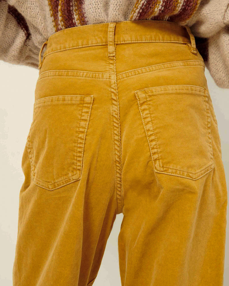 Sessun Velvet Cruise Pants in Solar