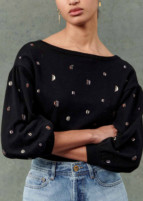 Chiquinha Moonless Print Sweater