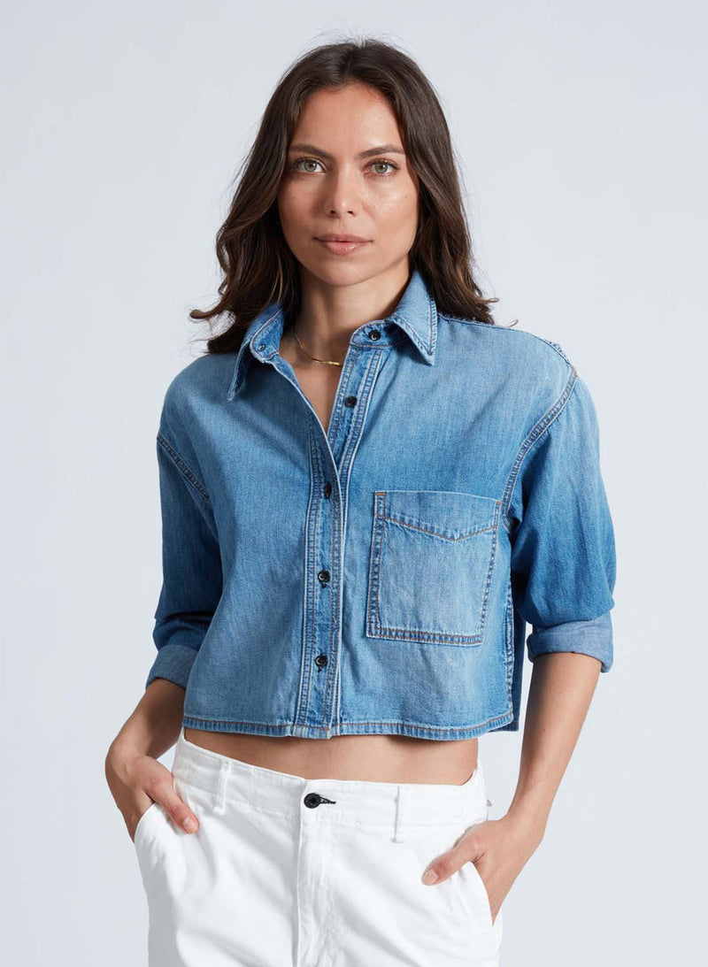 ASKK NY Denim Shirt in Muse