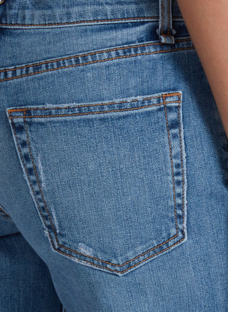 Mid-Rise Crop Wide Leg in Clean Venice - ASKK NY