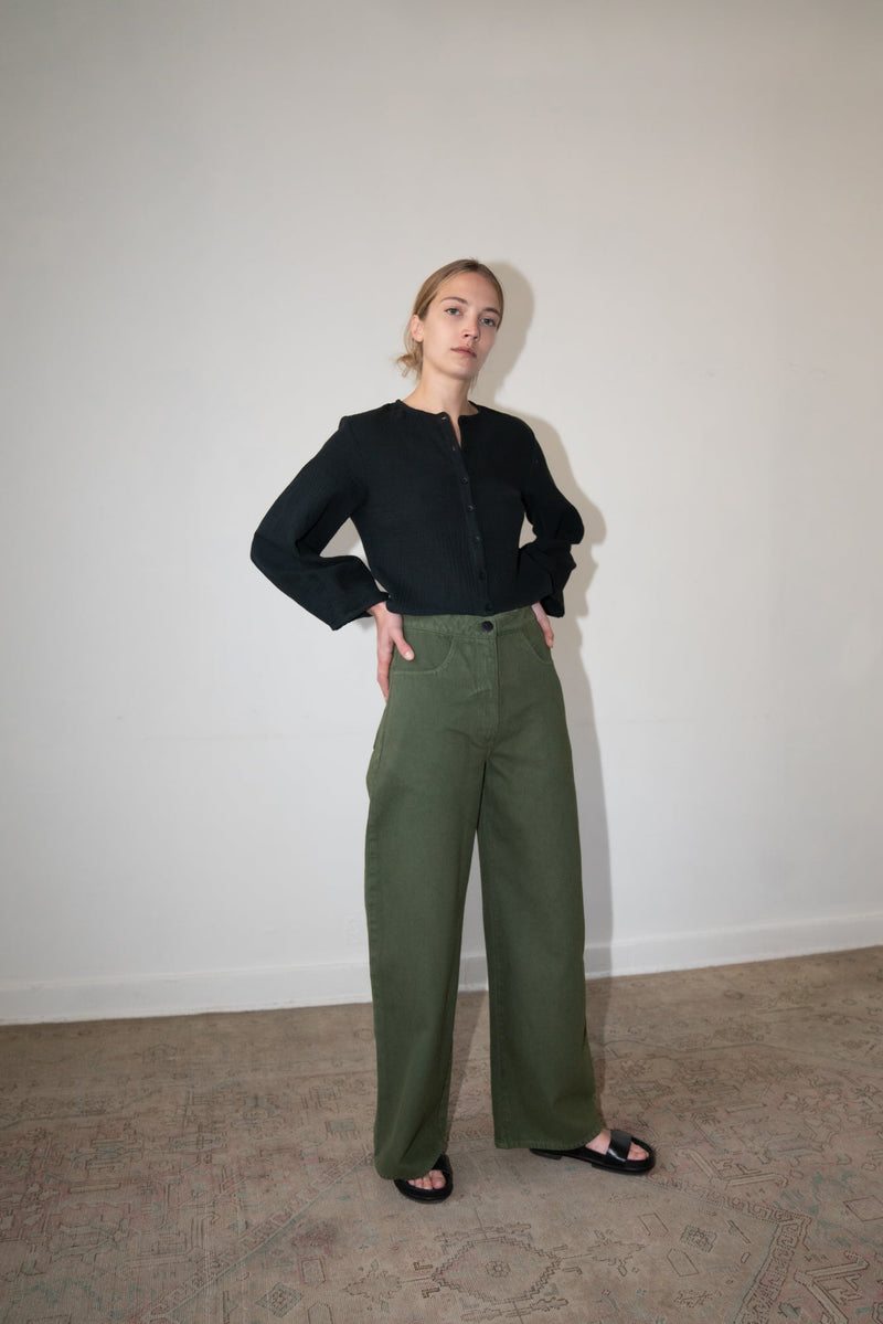 Zii Ropa Renee Pant in Artichoke