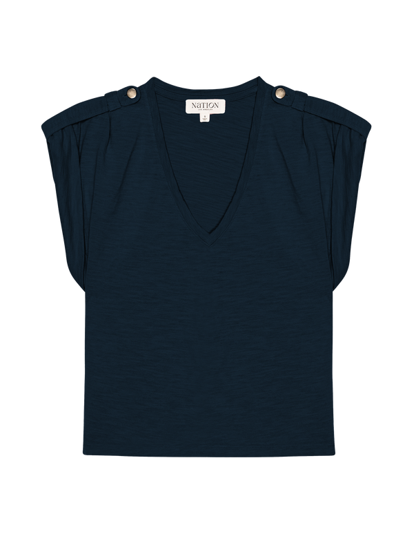 Nation LTD Cooper V-Neck Top