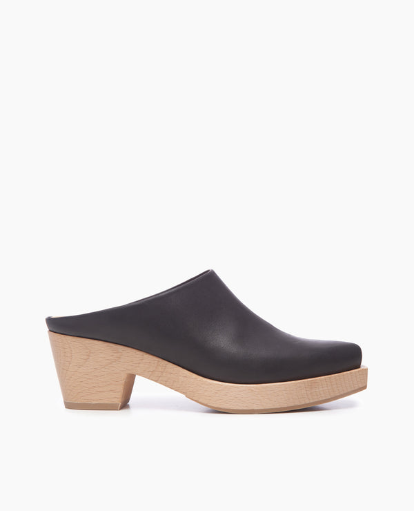 Coclico Kule Clog Black Leather